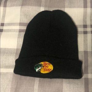 Bass Pro Shops Black Beanie with logo